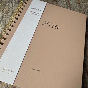 2026 Blush Planner with Gold Spiral by Sugar Paper